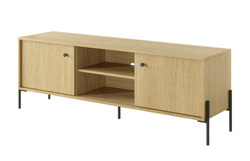 Tv bænk med låger 157 cm SCANDI