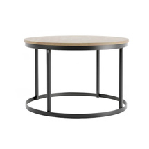 Rundt sofabord eg lancelot / sort Foss