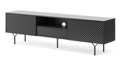 Sort tv-bord 180cm RAVEN