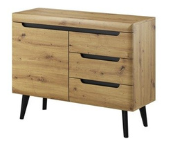 NORDI lav kommode med skuffer 107