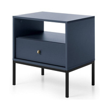 Mørkeblåt natbord Mono