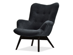 Kontorlænestol sort/sorte ben FLORI