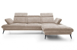 Beige hjørnesofa højre SANTI