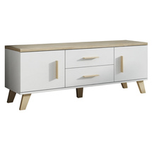 Mediebænk med skuffer Lotta 2D2S