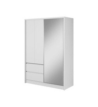 Hvid garderobeskab Sara 150 cm 