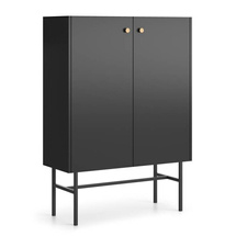 Sort to-dørs kommode SPELLO