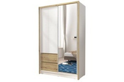 Billig garderobeskab Sara 130 cm