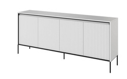 Hvid lav kommode 196 cm TREND