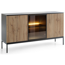 3 dørs kommode med LED SENTOCCI