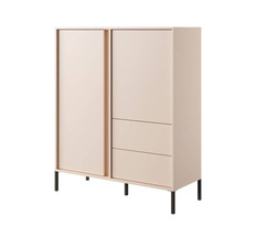 Høj kommode beige DAST