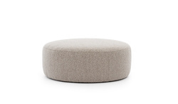 Beige rund puf ARES