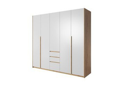Garderobe hvid / eg Xelo 230
