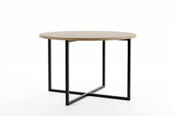 Rundt sofabord eg lancelot / sort Tollnes