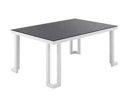 Moderne havebord grå 90cm IBIZA