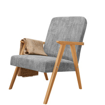 Retro lænestol grå PRL