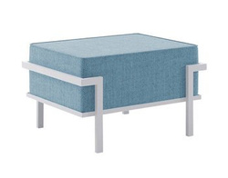 Moderne havepuff blå IBIZA