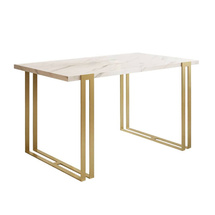 Hvid marmor spisebord HORTEN