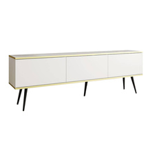 Hvid TV bænk 175 cm ORO