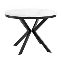 Rundt marmor spisebord 120 cm EDWARD