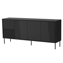 Sort kommode 200 cm SELLA