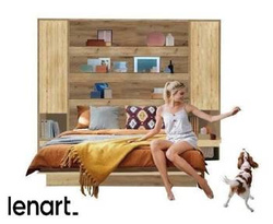Skabsseng 120x200 artisan eg madrass led reoler Bed Concept BC-02