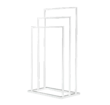 Hvidt industrielt håndklædestativ TRE