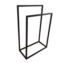 Sort håndklædestativ til gulv DUO