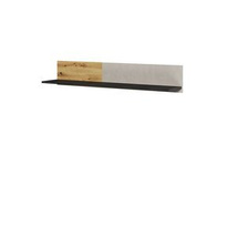 Hængende hylde artisan eg / grå Qubic