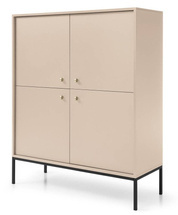 Høj kommode Mono beige