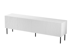 Hvid tv-bænk 190 cm JUNGLE