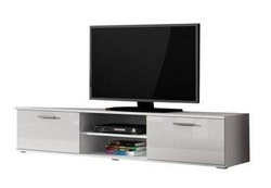 Hvid TV bænk 180 cm SOHO