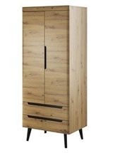 NORDI høj garderobeskab med skuffer