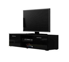 Sort TV bænk 140 cm SOHO