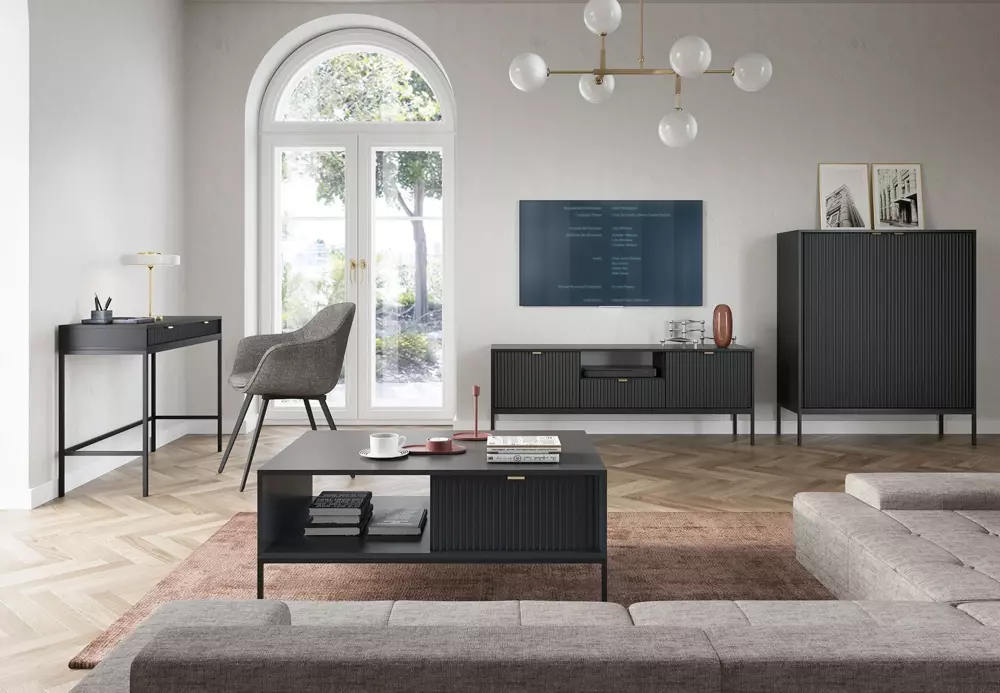 Svarte møbler i interiørdesign 