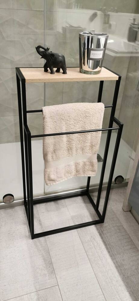 Håndklædestativ sort