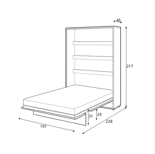 Skapseng Bed Concept 180x200 