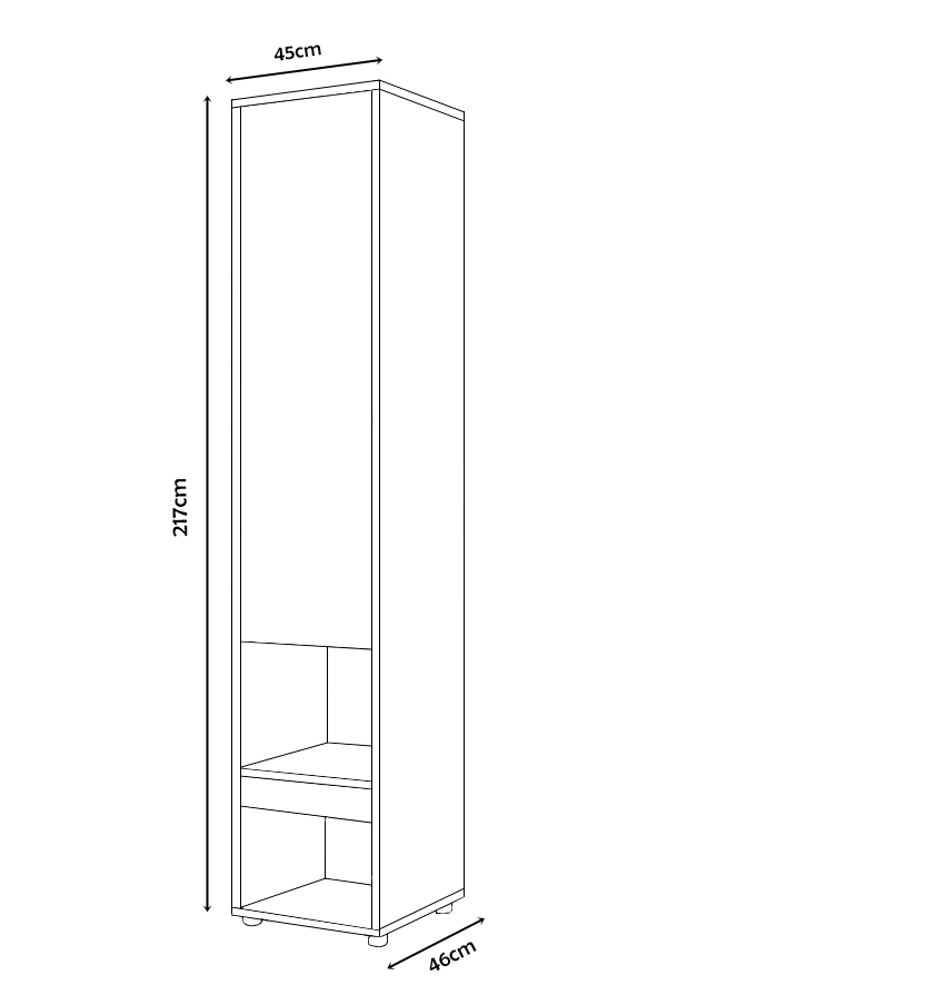 Bed Concept Bokhylle Cp-07