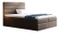 Kontinental seng med opbevaring 140x200 brun velar