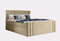 Kontinentalseng med opbevaring 160x200 beige CARMEN