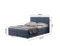 Kontinentalseng Berlin med opbevaring 160x200 marineblå