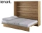 Skabsseng 160x200 med madras led reoler artisan eg  Bed Concept BC-14