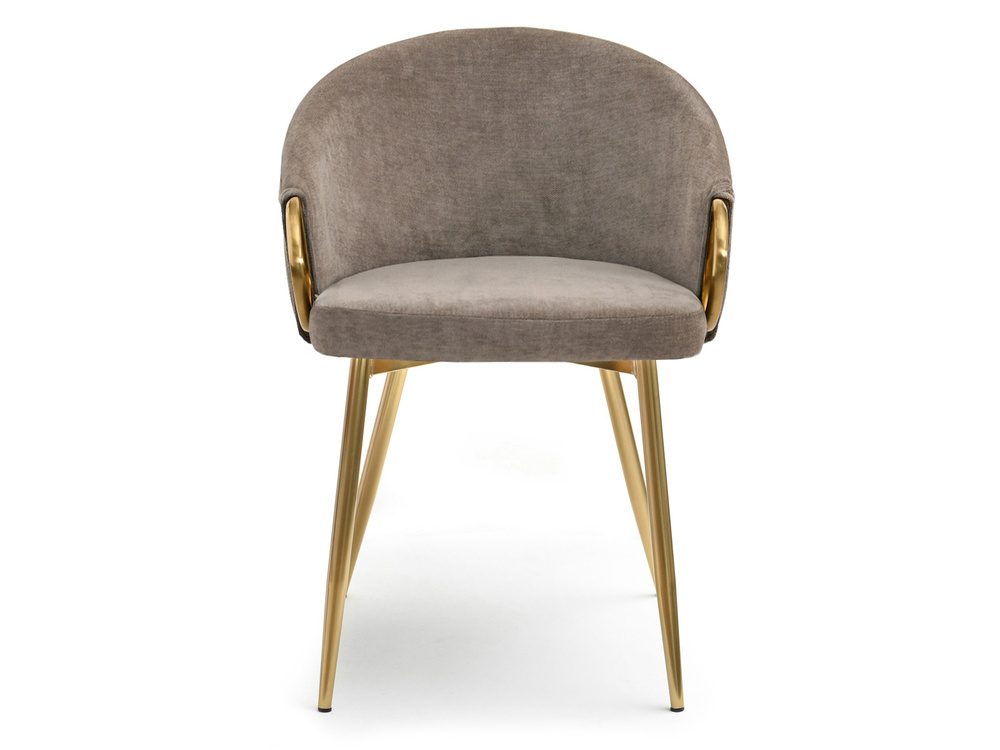 CLARA designerstol med ben i sandguld