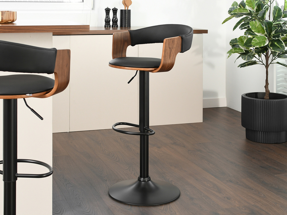 Valnøddehank sorte ben sort/valnøddesæde ROTTO