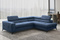 Mørkeblå hjørnesovesofa højre ANORA