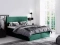 Kontinentalseng 140x200 grøn Cosmo