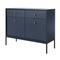 Smal kommode i marineblå MONO