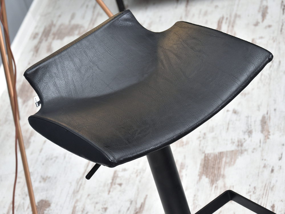 Hocker sort, sorte ben, drejelig, justerbar BENGER