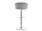 Grå barstol med kromben HOKER