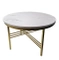 Rundt sofabord 75 cm guldben TAYANA