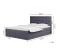 Kontinentalseng 200x200 med opbevaring Megan grå